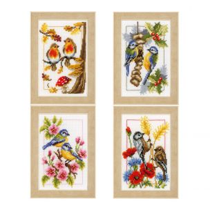 Counted Cross Stitch Kit: Four Seasons Vervaco PN-0147602