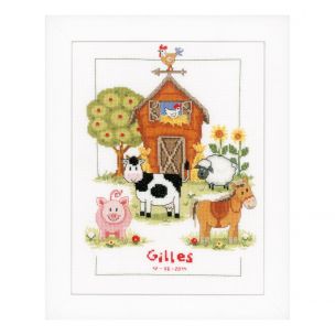 Counted Cross Stitch: At The Farm Vervaco PN-0148149