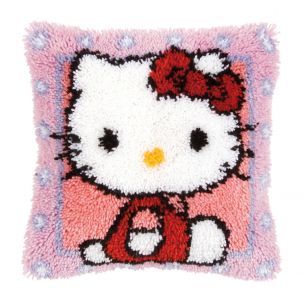 Latch Hook Cushion: Hello Kitty Vervaco PN-0148212