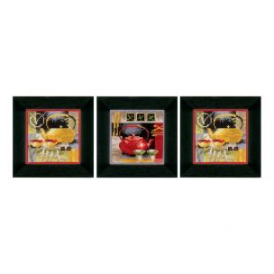 Counted Cross Stitch: Asian Tea Ceremony Set of 3 Vervaco PN-0148686