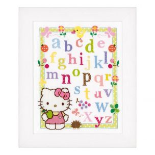 Counted Cross Stitch: Hello Kitty Learning ABC Vervaco PN-0148694