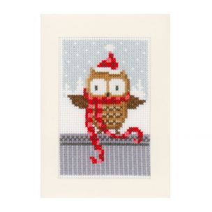 Counted Cross Stitch Greeting Cards: Xmas Buddies I Vervaco PN-0149384