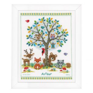 Counted Cross Stitch Kit: Into The Woods Vervaco PN-0149396