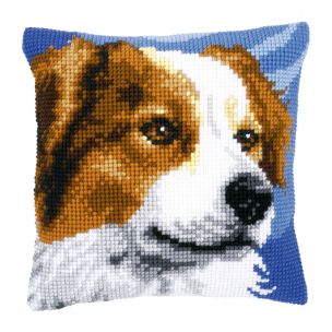 Cross Stitch Cushion: Border Collie Vervaco PN-0149770