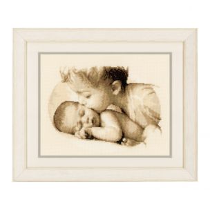 Counted Cross Stitch Kit: Brotherly Love Vervaco PN-0150040