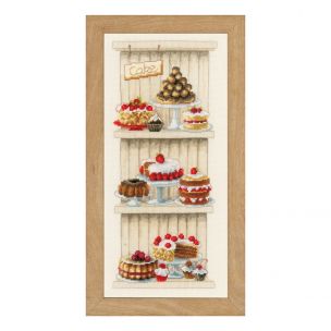 Counted Cross Stitch Kit: Delicious Cakes Vervaco PN-0150672