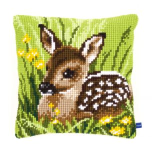 Cross Stitch Cushion: Little Deer Vervaco PN-0150673
