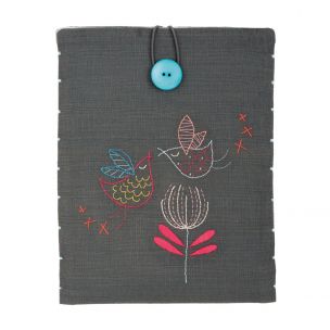Embroidery Tablet Cover: Stylised Birds Vervaco PN-0156733