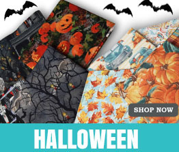 A product image of halloween fat quarter bundles