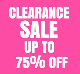 Clearance Sale. Up to 75% off!